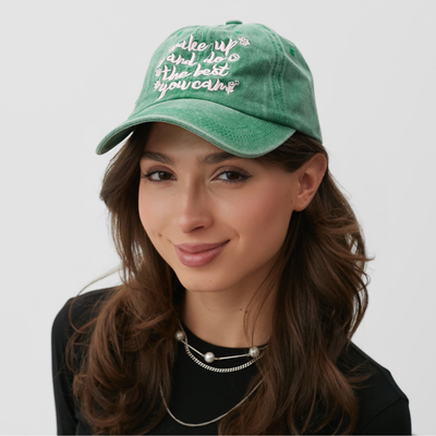 Кепка женская с надписью MINAKU, зелёный, размер 56-58