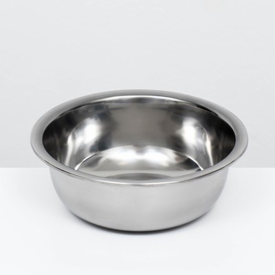 Миска металлическая эконом, 0.5 л, 17×5 см