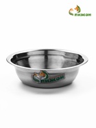 Миска металлическая эконом, 0.5 л, 17×5 см - Фото 5