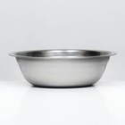 Миска металлическая эконом, 0.7 л, 19×5 см - Фото 2