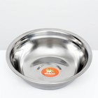 Миска металлическая эконом, 0.85 л, 21×6 см - Фото 3