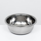 Миска металлическая эконом, 1 л, 17×6.5 см - Фото 1