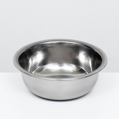 Миска металлическая эконом, 1 л, 17×6.5 см