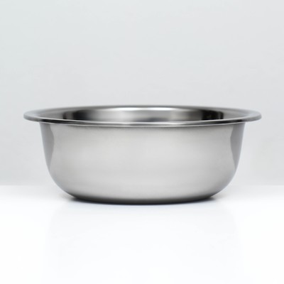 Миска металлическая эконом, 1 л, 17×6.5 см