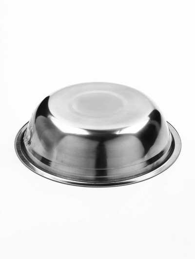 Миска металлическая эконом, 1.2 л, 23×6 см