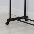 Вешалка - стойка напольная для одежды LaDо́m, с полкой для обуви, двойная, 80×42×156 см, чёрная - Фото 3