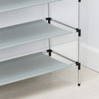 Полка для обуви LaDо́m, 5 ярусов, 60×30×102 см, серая - Фото 3