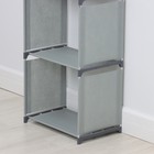 Стеллаж для хранения многофункциональный LaDо́m, 41×27×125 см, серый - Фото 4