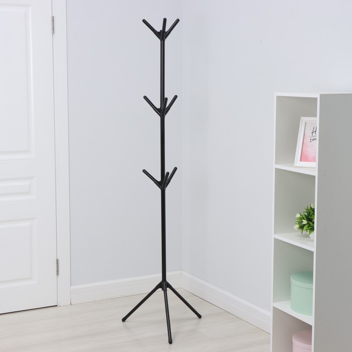 Вешалка напольная LaDо́m, 170 см, чёрная - Фото 1