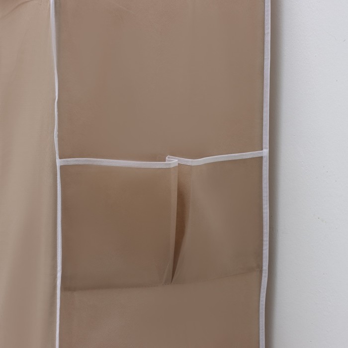 Шкаф тканевый каркасный, складной LaDо́m, 103×45×165 см, цвет бежевый