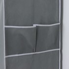 Шкаф тканевый каркасный, складной LaDо́m, 125×45×168 см, цвет серый - фото 320465943