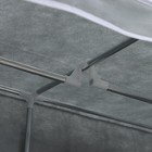 Шкаф тканевый каркасный, складной LaDо́m, 125×45×168 см, цвет серый - Фото 6