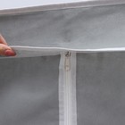 Шкаф тканевый каркасный, складной LaDо́m, 83×45×160 см, серый - Фото 8