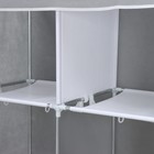 Шкаф тканевый каркасный, складной LaDо́m, 83×45×160 см, цвет серый - Фото 4