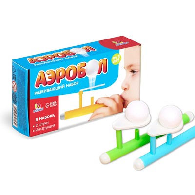 Уценка Игра-тренажёр для дыхания «Аэробол», 2 шт.