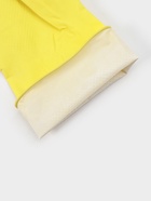 Перчатки хозяйственные Доляна, размер S, ХБ напыление, латексные, жёлтые - Фото 5