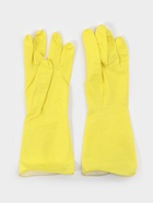 Перчатки хозяйственные Доляна, размер S, ХБ напыление, латексные, жёлтые - Фото 2