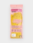 Перчатки хозяйственные Доляна, 2 пары, размер M, ХБ напыление, латексные, жёлтые - Фото 2