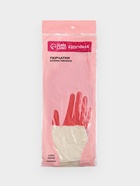 Перчатки хозяйственные плотные Доляна, размер M, латексные, красные - Фото 7