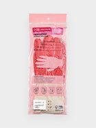 Перчатки хозяйственные плотные, латекс, размер L, 50 г, цвет красный - фото 809499537