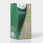 Банка для сыпучих «Эко», 900 мл, 8.5×20.5 см, с бамбуковой крышкой, стекло, прозрачная - Фото 5