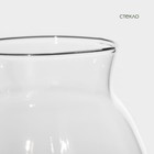 Банка для сыпучих BellaTenero «Бамбук», 400 мл, 9.5×9.5 см, с бамбуковой крышкой, стекло, прозрачная - Фото 4