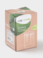 Банка для сыпучих BellaTenero «Эко», 100 мл, 5×8 см, с бамбуковой крышкой, стекло, прозрачная - Фото 8