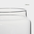 Банка стеклянная для хранения сыпучих продуктов BellaTenero «Эко», 1 л, 9.5×18 см, с бамбуковой крышкой - Фото 4