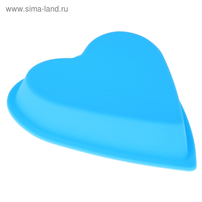 Форма силиконовая для выпечки Доляна «Сердце», 8,5×8,5×3,5 см, цвет МИКС - Фото 1