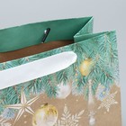 Пакет крафтовый горизонтальный «Счастья в Новом году», MS 23 х 18 х 10 см, Новый год - фото 23311527