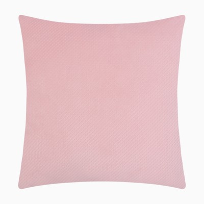 Наволочка декоративная "Этель" жемчуг 42*42 см, розовый