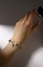 Браслет «Небосвод», белый в серебре, L=16 см - Фото 6