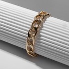 Браслет металл «Цепь» ремень, цвет золото, L=16 см - Фото 3