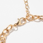 Браслет «Новогодний» ёлка с сердечками, цветной в золоте - фото 26382057