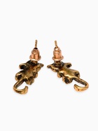 Серьги металл «Котята» хвостатые, цвет чернёное золото - Фото 2