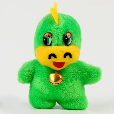 Мягкая игрушка-магнит «Дракон» с колокольчиком, 8 см, цвет МИКС
