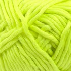 Пряжа светящаяся 100% лавсан "Сияй" 50 гр 50 м неоново-желтая - Фото 3