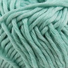 Пряжа для вязания спицами, крючком светящаяся 100% лавсан Softino «Сияй», 50 г, 50 м, бирюзовая - Фото 3