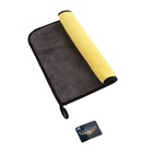 Тряпка для автомобиля CARTAGE, микрофибра, 800 г/м², 30×40 см, желто-серая - Фото 2