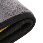 Тряпка для автомобиля CARTAGE, микрофибра, 800 г/м², 30×40 см, желто-серая - Фото 3