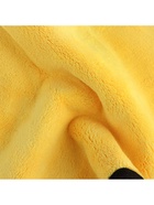 Тряпка для мытья автомобиля CARTAGE, микрофибра, 800 г/м², 30×20 cм, желто-серая - Фото 4