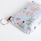 Кошелёк-монетница на молнии 12×1×9 см, с цветочным принтом, МИКС - Фото 3