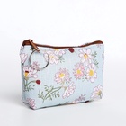 Кошелёк-монетница на молнии 12×1×9 см, с цветочным принтом, МИКС - Фото 6