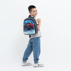 Рюкзак детский на молнии, цвет синий - Фото 3