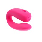 Вибратор для пар, с вибропулей, силикон, розовый - Фото 5