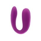 Вибратор для пар, с вибропулей, силикон, фиолетовый - Фото 3