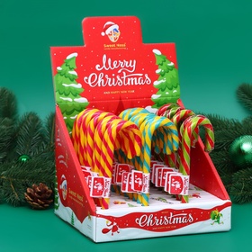 Карамель леденцовая Sweet Ness Трость (персик-гуава-арбуз), 30 г (комплект 30 шт)