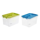 Контейнер для хранения, крышка с ручкой на защелке, 28×19×16 см, цвет МИКС - Фото 3
