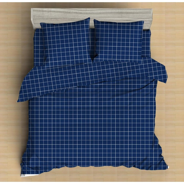 Постельное бельё евро, размер 200x210 см, 200x215 см, 70х70 см - 2 шт - Фото 1