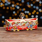 Подарочная коробка "Трамвай красный" , 33 х 9 х 11 см - Фото 2